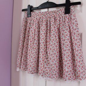 Floral Chiffon Skirt